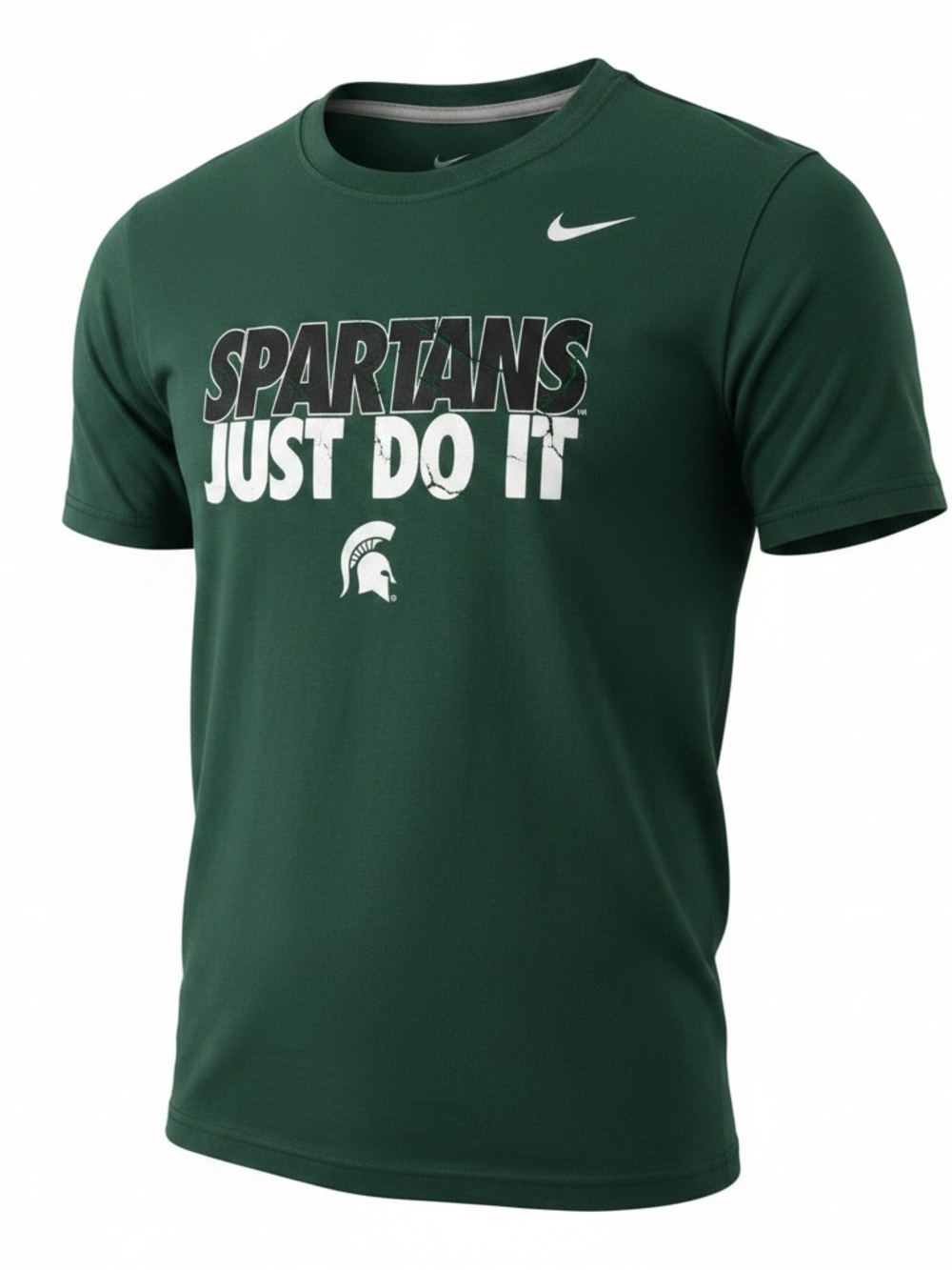 NWT Nike Michigan State Spartans Just Do It T Shirt Shorts ze Large